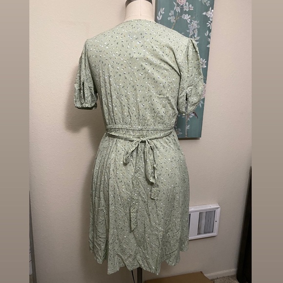 Target Mint Floral Dress - Picture 2 of 5